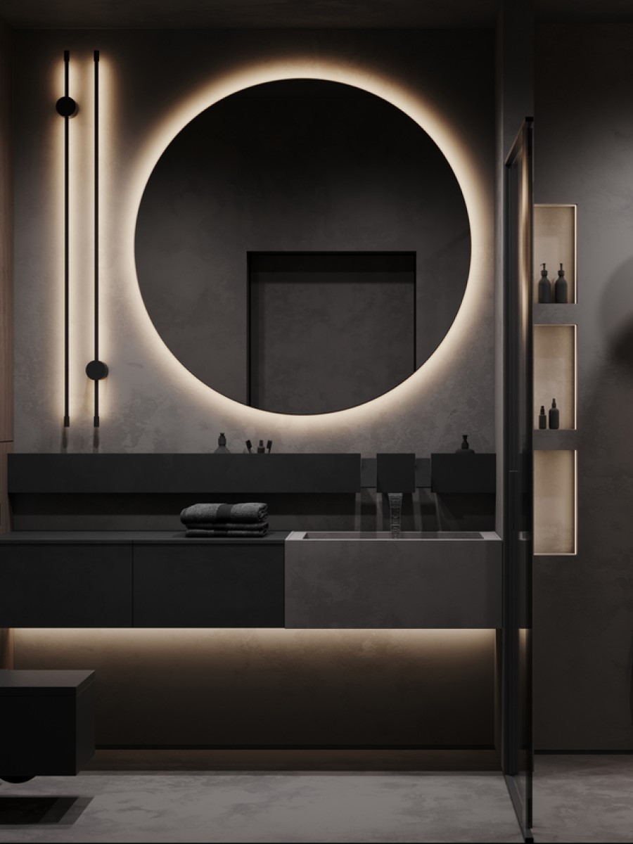 Дизайн ванной комнаты 2022. Фото 63