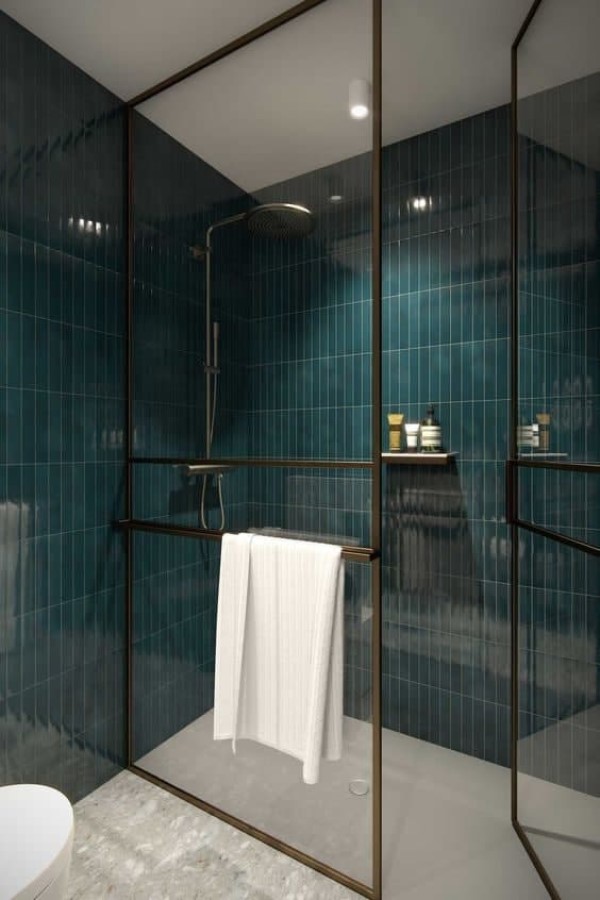 Дизайн ванных комнат с душевыми кабинами. Фото 21