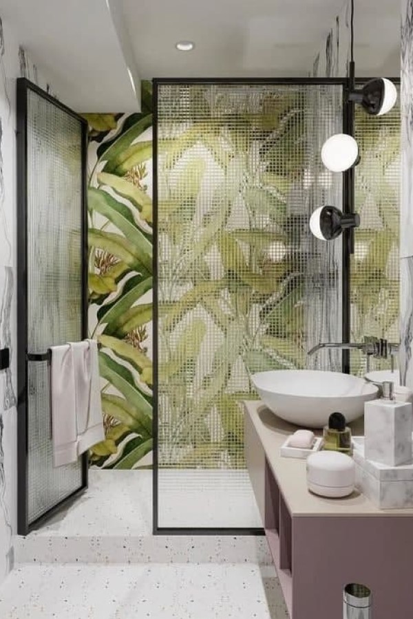 Дизайн ванних кімнат з душовими кабінами. Фото 26