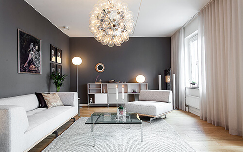 Выбираем правильно освещение гостиной