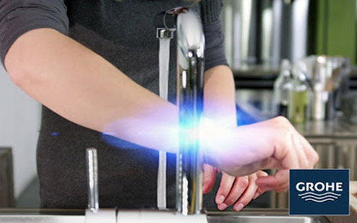 Сенсорные смесители для кухни Grohe