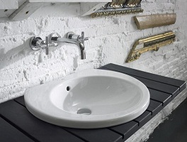 Встраиваемые (врезные) раковины Roca