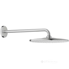 верхний душ Grohe Rainshower 422 с кронштейном, суперсталь (26558DC0)