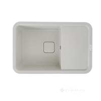 кухонная мойка Valeso Cube 77,7x50,5x18 на столешницу, гранит, белый в точку (SP000046979)