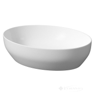 умывальник Cersanit Larga 50x38 белый матовый, на столешницу овальный (K677-017)