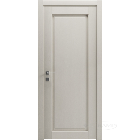 Дверне полотно Rodos Style 1 900 мм, глухе, каштан бежевий