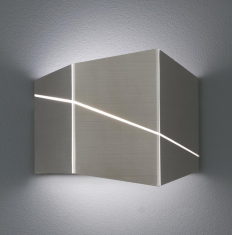 светильник настенный Trio Zorro, никель матовый, 18 см, LED (223210107)