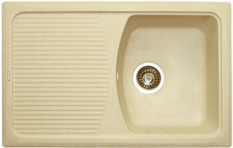 Кухонна мийка Granitika Cube Long 78х50х20 крем (CL785020)