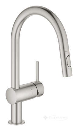 смеситель для кухни Grohe Minta с выдвижным изливом, суперсталь (32321DC2) смеситель для кухни Grohe Minta с выдвижным изливом, суперсталь (32321DC2)