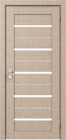 дверное полотно Rodos Modern Lazio 700 мм, с полустеклом, крем