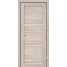 полотно дверне Leador Neapol 900х2000, монблан, скло сатин білий