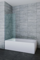 штора для ванни Andora Secret 120x150 скло частково матове (Secret Matzone 1200)
