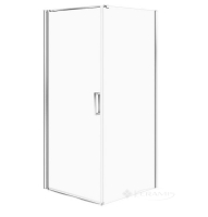 душова кабіна Cersanit Moduo 80x80x195 з розпашною дверкою, профіль хром VIR (S601-479) C382