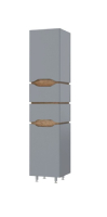 пенал Van Mebles Сакраменто серый, напольный, 35 см, левый  (000005667)