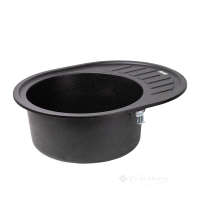 кухонна мийка Lidz 620x500 /200 чорний матовий BLM-14 (LIDZBLM14620500200)