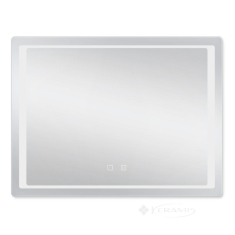 зеркало Qtap Mideya 80x60 c LED-подсветкой grey (QT2078B9021W)