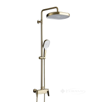 душова система для ванни та душу Gappo 3х режимна, сатин золотий (G2410-3)