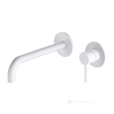 смеситель для умывальника скрытого монтажа Omnires Y white matt (Y1215HLWM)
