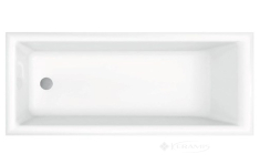 ванна акриловая Radaway Linda 160х70 пристенная с ножками + сифон (WA1-63-160x070S)