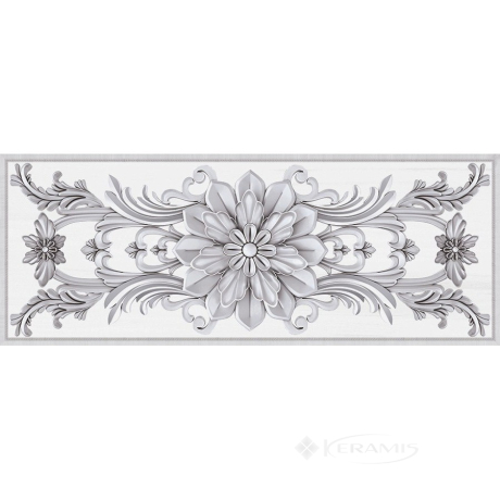 Декор Интеркерама Ivory 23x60 серый (Д 142 071)