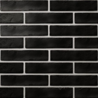 плитка Golden Tile Brickstyle The Strand 25х6 черная (08С020)