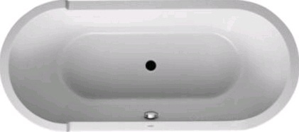 Ванна акриловая Duravit Starck 180x80 встраеваемая (70000900000000)