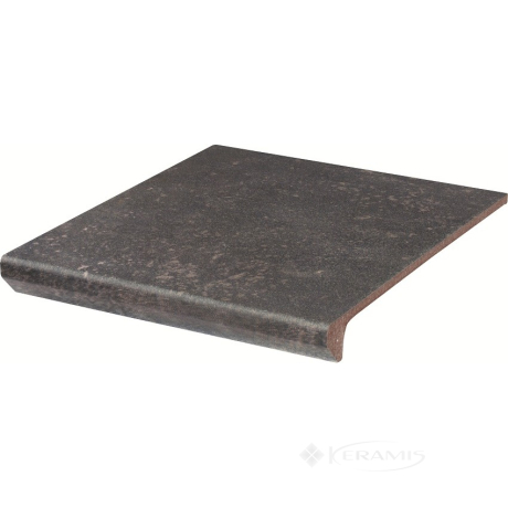 Сходинка з капіносом Paradyz Viano 30x33 antracite prosta struktura