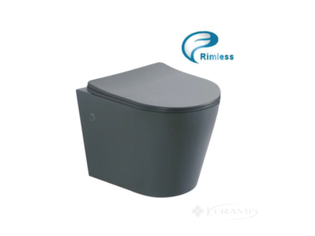 Унитаз Asignatura Axiom подвесной с сидением, gray matt (97802806)
