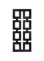 электрический полотенцесушитель Genesis Aqua Grazia 1350х600 черный (GA-98004)