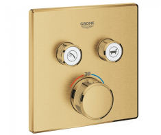 смеситель для душа Grohe Grohtherm SmartControl термостат скрытого монтажа с двумя кнопками управления (29124GN0)