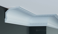карниз Elite Decor Gaudi Decor 12,6x12,6x244 с орнаментом белый (C 109)