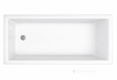 ванна акриловая Radaway Linda 170х70 пристенная с ножками + сифон (WA1-63-170x070S)