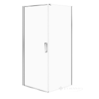 душова кабіна Cersanit Moduo 90x80x195 з розпашною дверкою, профіль хром VIR (S601-486) C389