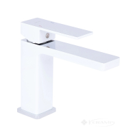 змішувач для умивальника Qtap Gemini хром/білий (QTGEM270CRW45675)