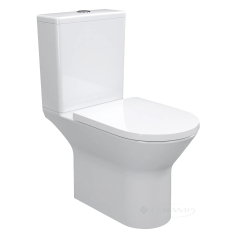 унитаз Imprese Vyskov New Rimless 62х36х80,5 напольный, сиденье Duroplast Slim slow-closing, белый (i11337) 