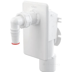 сифон для стиральной машинки Alcaplast под штукатурку белый (APS4)