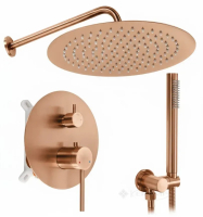 душевая система Rea Foss Clif скрытого монтажа, brushed copper + box (REA-P5649)