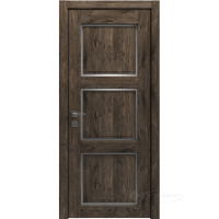 дверне полотно Rodos Style 3 700 мм, напівскло, акація темна