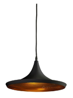 підвісний світильник Azzardo Chink, чорний, золотий (LP6002-L-BK-GO /AZ1407)
