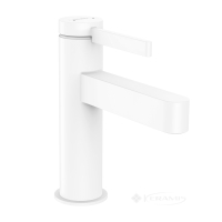 смеситель Hansgrohe Finoris для умывальника с донным клапаном Push Open, белый матовый (76010700)