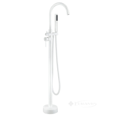 смеситель для ванны Rea Lungo отдельностоящий, white (REA-B7494)