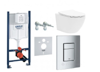 унитаз Calani Loyd подвесной (CAL-C0002)+ инсталляция Grohe Rapid SL (3873200A)