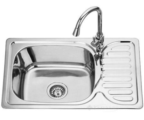 Кухонна мийка Formix Mx 60х42х18 ліва (MX6642DK-L)