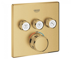 змішувач для душу Grohe Grohtherm SmartControl термостат прихованого монтажу з трьома кнопками керування (29126GN0)