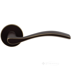 ручка дверная RDA WAVE мат бронза R ф-з (роз 6мм)