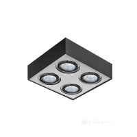 светильник потолочный Azzardo Paulo 4 230V black/aluminium (AZ0968)