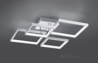 світильник стельовий Trio Sorrento, матовий алюміній, 52x52 см, LED (627710405)