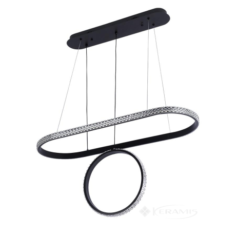 Люстра Levistella з пультом (7871221 (800x300+300) BK)