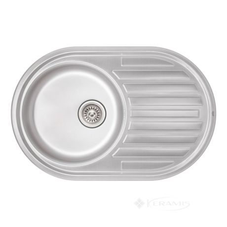 Кухонна мийка Qtap 7750 Micro Decor 0,8 мм (QT7750MICDEC08)