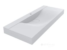 умывальник Miraggio Fly 1200 Mirasoft 120x48 белый матовый (1085)